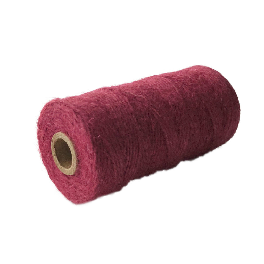 Juteschnur 100m - Beetroot 2mm