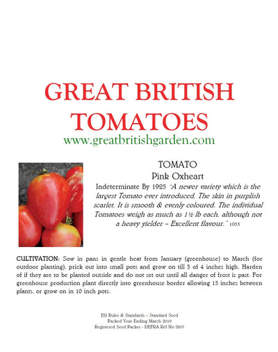 Tomatensamen Pink Oxheart