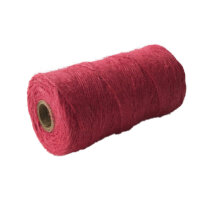 Juteschnur 2mm, 100m, Rhubarb