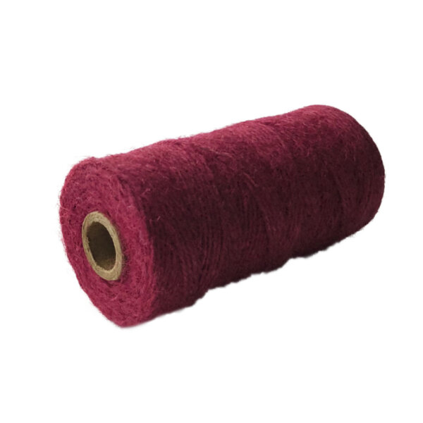 Juteschnur 2mm, 100m, Beetroot