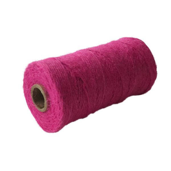 Juteschnur 2mm, 100m, Fuchsia