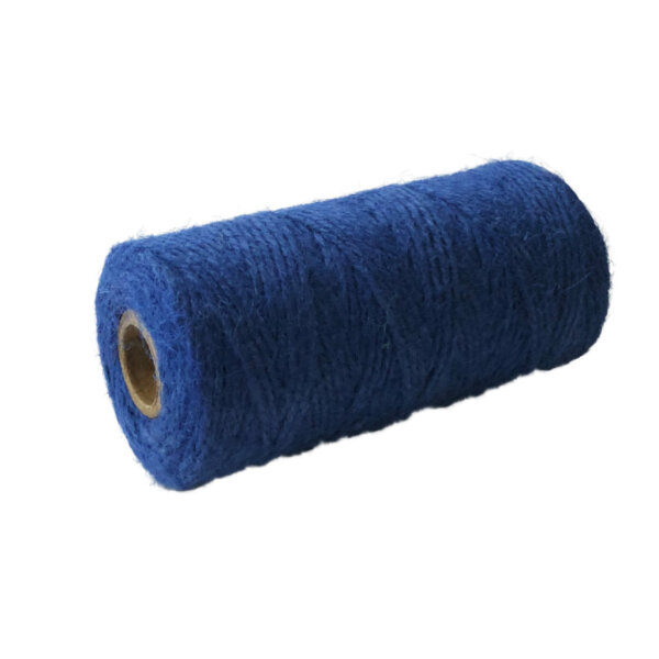 Juteschnur 2mm, 100m, Bluebell