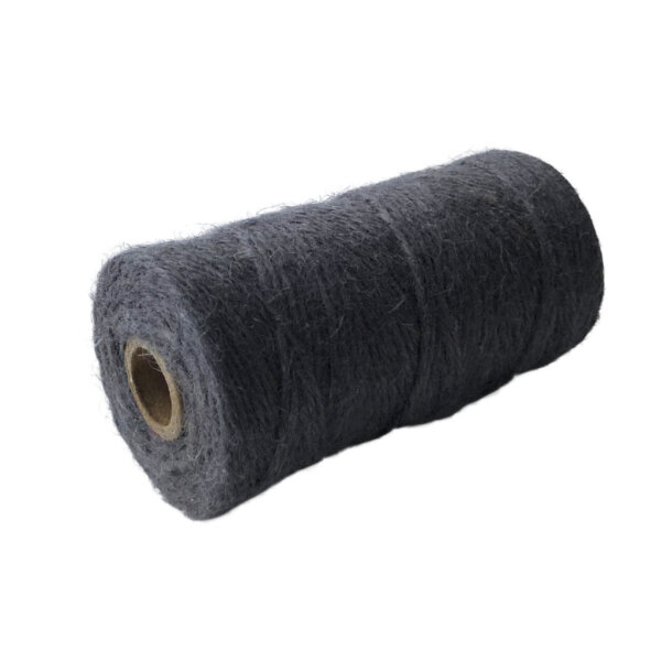 Juteschnur 2mm, 100m, Basalt