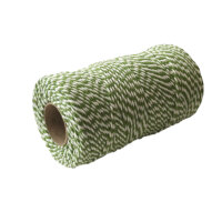 Baumwollschnur 100m, Lime Green