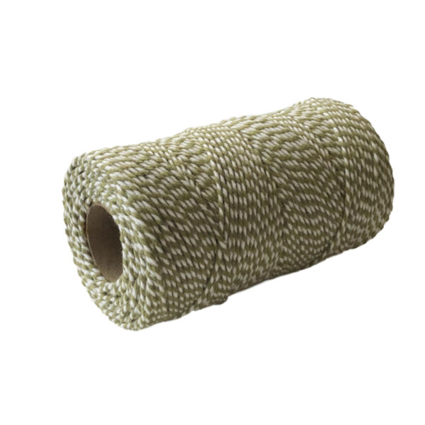 Baumwollschnur 100m, Olive Green