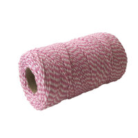 Baumwollschnur 100m, Rose Pink