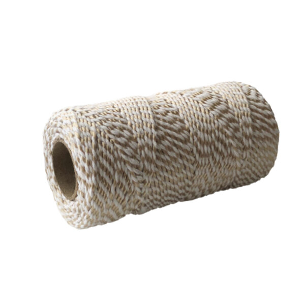 Baumwollschnur 100m, Gold Metallic