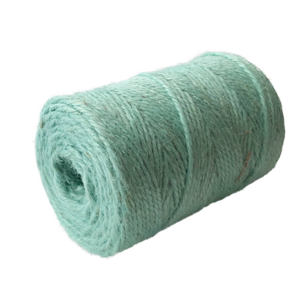 Juteschnur 3mm, 100m, Light Turquoise