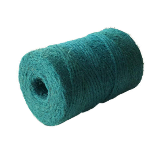 Juteschnur 3mm, 100m, Dark Turquoise