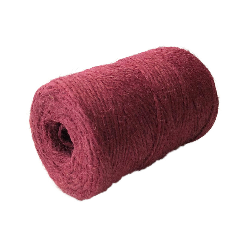 Juteschnur 3mm, 100m, Raspberry Red