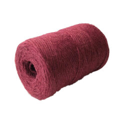 Juteschnur 3mm, 100m, Raspberry Red