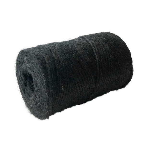 Juteschnur 3mm, 100m, Black