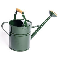 Gießkanne mit Holzgriff, 5l, British Racing Green