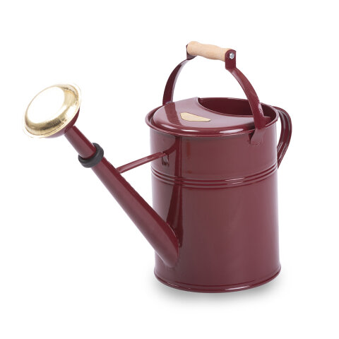 Gießkanne mit Holzgriff Profi, 9l, Vintage Red
