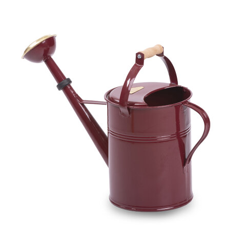 Gießkanne mit Holzgriff Profi, 9l, Vintage Red