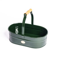 Gartenkorb / Erntekorb, British Racing Green